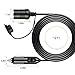 AstroAI 12Ft 12V 120W 10A 16AWG Copper Wire Heavy Duty Car Cigarette Lighter Extension Cord Cable Car Charger with Cigarette Lighter Socket 2 Pack…