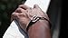 Global Tie Leather Anchor Bracelet Wrist Wrap • Adjustable • Eco-Friendly • for Men & Women Fashion (Gold)