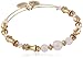 Alex and Ani Rose Quartz Beaded Rafaelian Bangle Bracelet