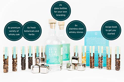 DO YOUR WHISKY | DIY Infusion Set für zu Hause & als Geschenk | Whisky-Geschmack selber-machen | 12 Hölzer & Botanicals… – Bild 5