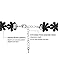 Mudder Lace Choker Necklaces Velvet Stretch Tattoo Choker Necklaces, Black, 8 Pieces