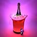 Color Changing LED Ice Bucket (With Remote) Great For Dimly Lit or Night Parties!