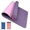 YOGATI – milieuvriendelijke yogamat – TPE, non-slip en dikke yogamat. Yoga Matten met Body Alignment Lines. Perfect…