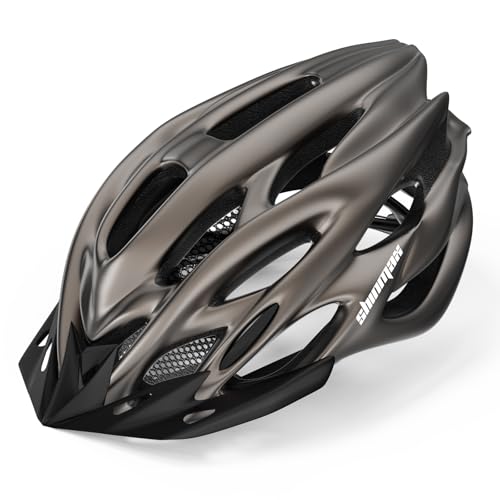 Shinmax Fahrradhelm Herren Damen Fahrradhelm mit Licht Fahrrad Helm mit Visier Helm Fahrrad Superleicht Einstellbare MTB Erwachsenen mit Aufbewahrungs