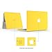 iBenzer Macbook Pro 15 Inch Case 2012-2015, Soft Touch Hard Case Shell Cover with Keyboard Cover for Apple MacBook Pro 15 with Retina Display A1398, Yellow, MMP15R-YW+1