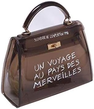 Clear PVC Shoulder Bags Women Candy Color Jelly Bags Purse Solid Handbags Crossbody Bag