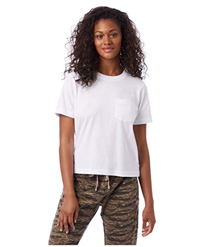 Heavy Wash Cropped Pocket Tee 