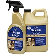 Granite Gold Daily Cleaner Spray And Refill Value Pack - Streak-Free Stone Cleaning Formula, Made In The USA