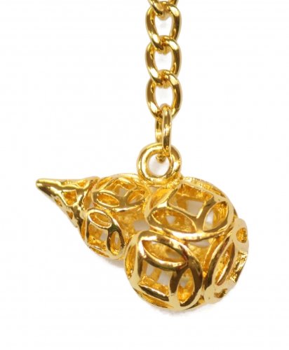 Brass Metal Wu Lou Carved with Chinese Herbs