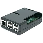 sb components Jet Black Case for Raspberry Pi 3 Model B and Raspberry Pi 2 Model B (Black) with Access to All Ports
