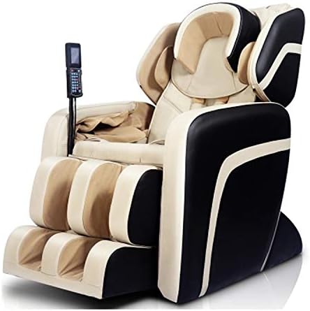 European Noble Style Japan Technology Artificial Intelligent Touch Screen Remote Control Zero Gravity Massage Chair (Black)
