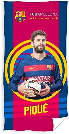 FC Barcelona Pique Beach/Bath Towel 70 x 140 cm, Original Licensed Product