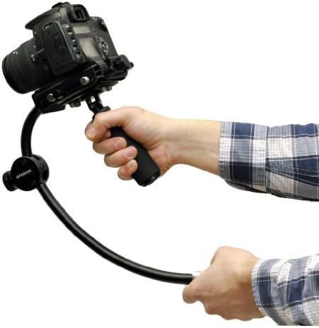 Polaroid Professional Steady Stabilizer Gimbal System For The Sony Alpha NEX-C3, 7, 6, 5N, 5R, 5T, 5, 3, 3N, F3, SLT-A33, A35, A37, A55, A57, A58, A65, A77, A99, DSLR A100, A200, A230, A290, A300, A330, A350, A380, A390, A450, A500, A560, A550, A700, A850, A900, A7, A7R, A3000, A5000, A6000 Digital SLR Cameras