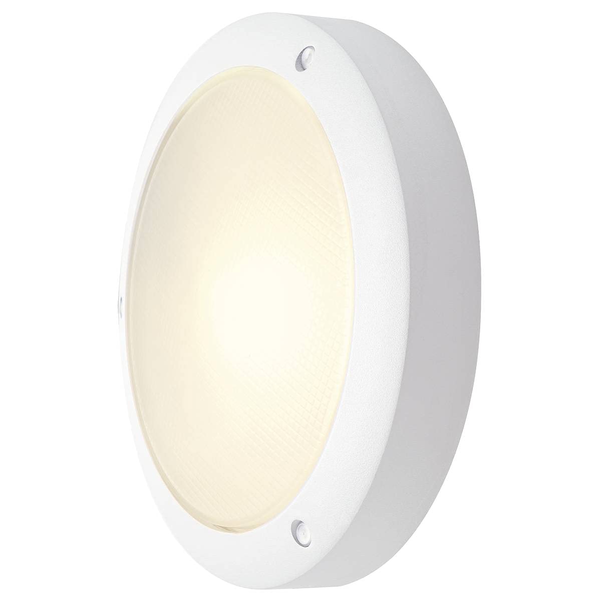 SLV Surface-Mounted Wall and Ceiling Light Bulan/Illumination for Walls, Paths, entrances, LED Outdoor spot, Surface-Mounted Outdoor Light, Garden lamp, Ceiling spot / E14 IP44 60W White — image 1