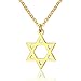 Yolanda Dainty Gold Jewish Star of David Pendant Necklace for Women Stainless Steel Jewelry