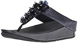 FitFlop Women's Boogaloo Toe Post Flip Flop, Midnight Navy, 7 M US