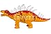 Toysery Walking Dinosaur with Flashing And Sounds Dinosaur Toys For Kids, Battery Operated Stegosaurus, Colors may vary