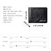 FlyHawk RFID Blocking Genuine Leather Wallets for Men Biford Mini&Slim Size Wallet