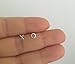Cute Stud Earrings 925 Sterling Silver Dainty Mini XO Earrings for Women Everyday Wear