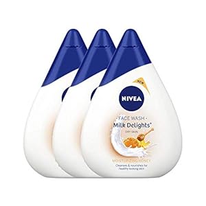 NIVEA Milk Delights Mositurizing Honey For Dry Skin, 300ml (Pack of 3)