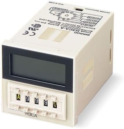 Timer H3CA-A H3CAA, Plug in DIN Multifunction, 0.1 s to 9990 h, Solid State, 24 to 240 Vac Time Switch