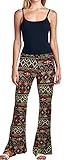 ATHX Women's Vintage Printed Palazzo Pants