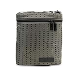 JuJuBe Fuel Cell Reusable/Insulated Bottle Bag and Lunchbox, Onyx Collection - Black Olive