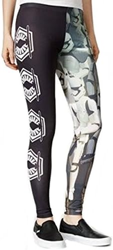 Star Wars Storm Troopers Symbol Women's Junior Stretch Leggings (Medium)
