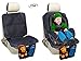 Car Seat Protector by Lebogner - “2 Pack” Luxury Anti-Slip Mat Cover Protector to Keep Clean and Protect Your Auto Leather and Upholstery Seats from Damage, Includes 2 Handy Mesh Storage Pockets
