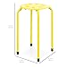 Best Choice Products Set of 5 Backless Steel Stackable Stools (Multicolor)