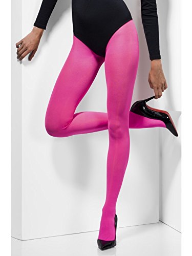 Fever Womenâ€™s Opaque Tights, Pink, One Size,5020570953136