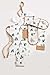 100% Cotton Double Oven Glove/Mitt, 7.5 - inch by 35 - inch Designed in France VERDURE Collection by Mayfair Linen