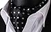 Black Polka Dot Silk Cravat Woven Ascot Hanky Handkerchief Set Silk Neckties