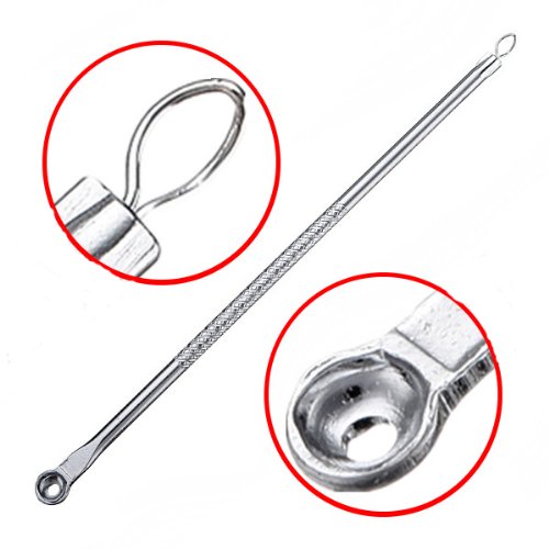 Silver Stainless Blackhead Comedone Acne Blemish Extractor Remover Tool Hot