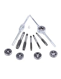 cslu 12pcs llave y Die Set Combinación aleación de acero herramientas de mano Métricas Tamaño para madera Plástico Suave metal acero
