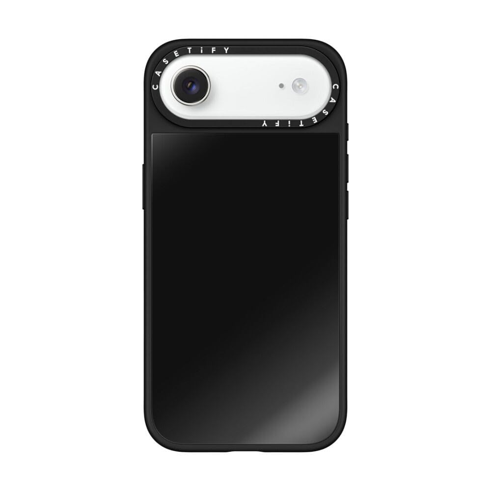 Photo 1 of CASETiFY Mirror iPhone Air Case [Reflective/Compatible with Magsafe / 4.9 ft. 1X Military Grade Drop Protection] - Black On Black