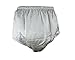Haian ABDL PVC & Satin Panties Frilly Rumba Pants Color White (X-Large)