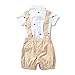FERENYI US Baby Boys Bowtie Gentleman Romper Jumpsuit Overalls Rompers