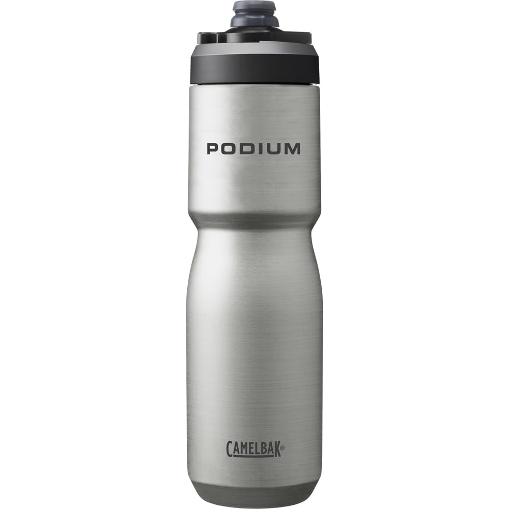 Camelbak Podium Insulated Steel 650ml – bike bottle – 18/8 stainless steel – high capacity – double-wall vacuum insulation – leak-proof – high flow – stainless, size: OS — image 1