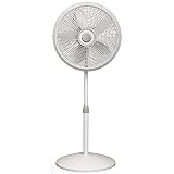 Lasko 1820 18&Prime; Elegance & Performance Adjustable Pedestal Fan, White - Features Oscillating Movement Tilt-back Fan Head