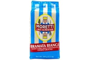 Moretti Bramata Bianca Polenta, Coarse White, 1.1 Pound