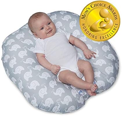 Amazon Com Boppy Original Newborn Lounger Elephant Love Gray Baby