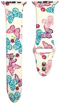 Compatible Apple Watch Band Series 4 3 2 1 Leopard Print Camouflage Strap Sport Band Bracelet Wristbands 38/40mm 42/ 44mm