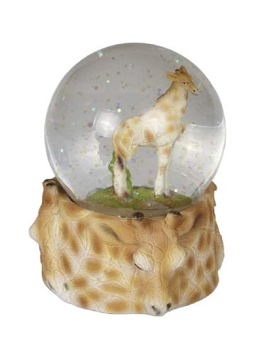 Ravensden Official Giraffe Glitter Snow Globe Collectable 8CM