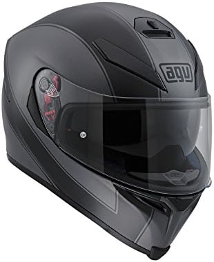 AGV K5 S Enlace Matt Black Gray, Free Pinlock Included (XL)