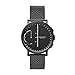 Skagen Connected Men's Hagen Stainless Steel Mesh Hybrid Smartwatch, Color: Black (Model: SKT1109)