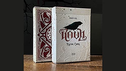 Murphy's Magic Supplies, Inc. RAVN IIII (Red) Playing Cards | Cool Collectable Poker Deck | Cards for Magicians and Magic Tricks