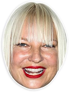 Happy Sia Mask - Perfect for Halloween, Masquerade, Parties, Events, Festivals, Concerts - Jumbo Size
