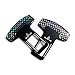 M-Egal 2pcs Universal Vehicle Mounted Carbon Fiber Car Safety Seat Belt Buckle Clip Car-Styling 34mm x 20mm