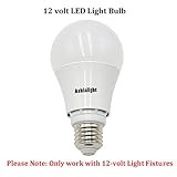 Ashialight 12 Volt LED Light Bulb,Daylight,Low Voltage,AC/DC 12 Volt,15W Equivalent 100w Incandescent Bulb,Medium Screw Base (E26) for Solar Light Fixture,Off the Grid Cabins,RV Light,Marine And Boats